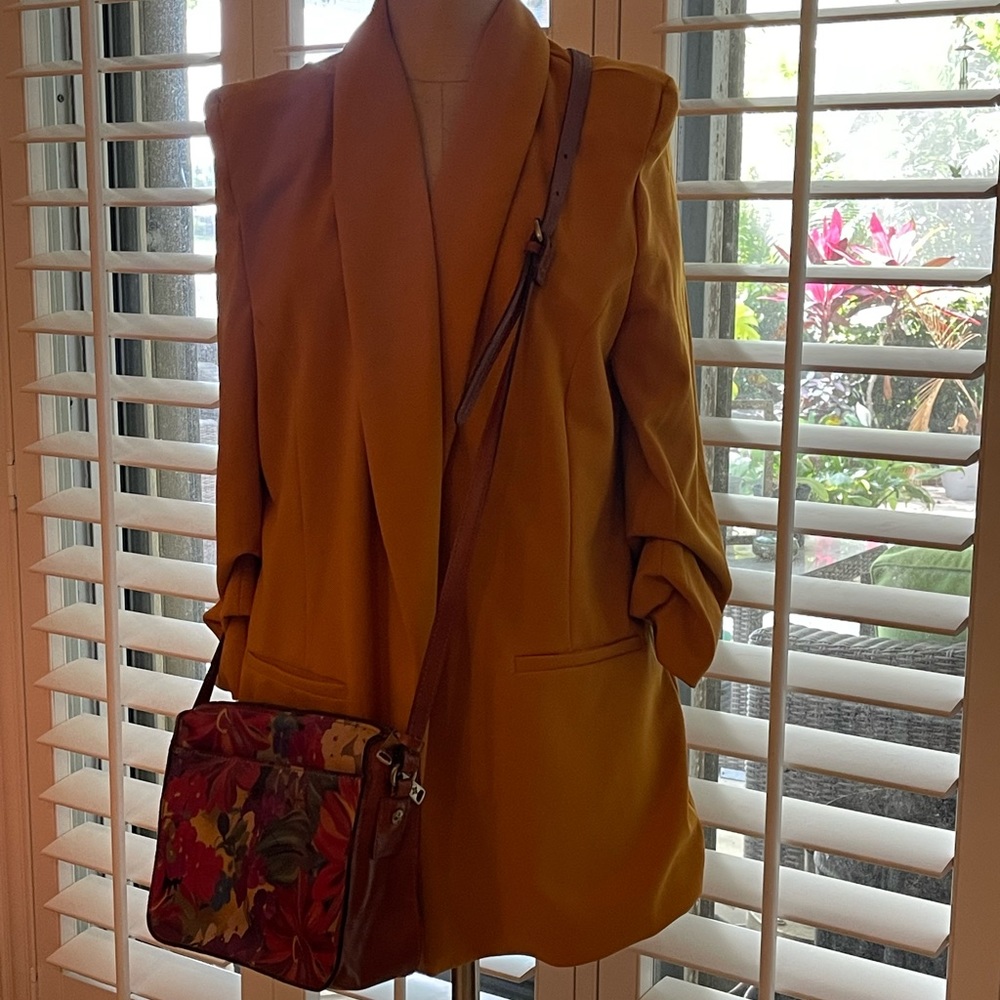 Patricia Nash Lione Floral Handbag Crossbody Purse